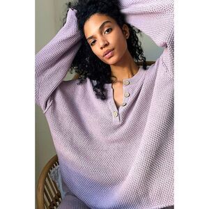 Free People Beach Henley Hailee Sweater